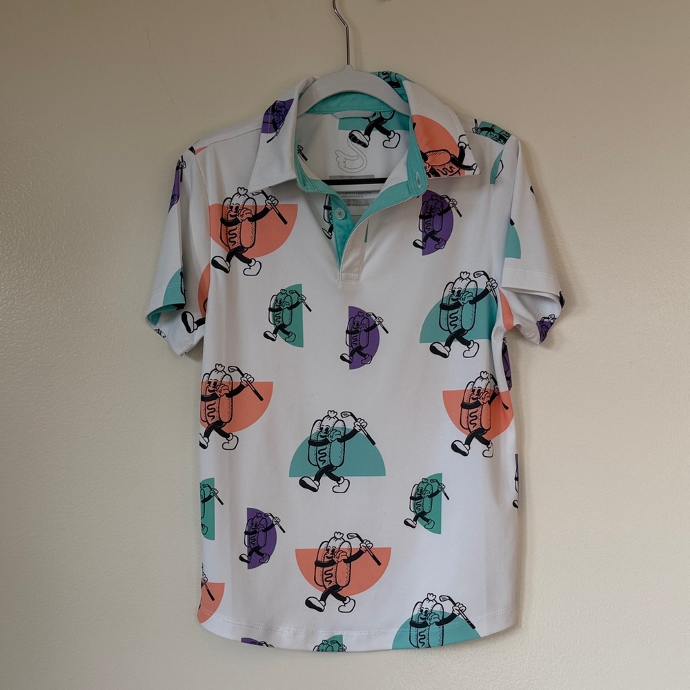 Swannies, Golf Polo, Size M (10/12)